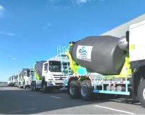 More than 40 Zoomlion mixer trucks were delivered to Türkiye in batches